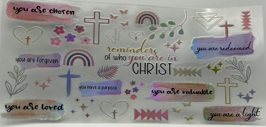 Reminders of who you are in Christ