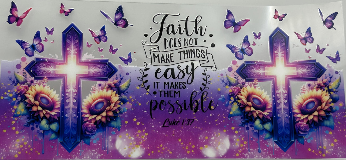 Faith does not make things easy