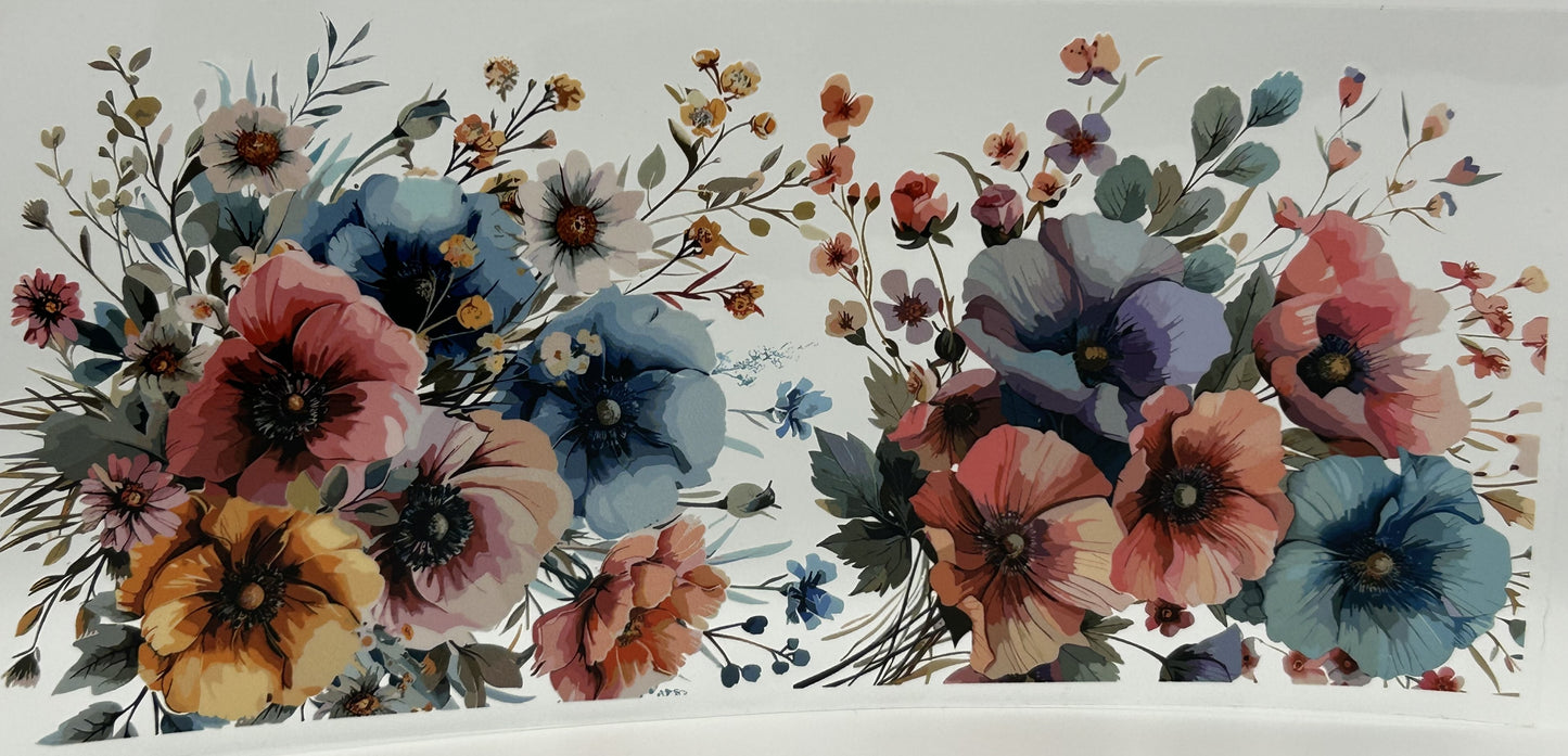 Painted flowers