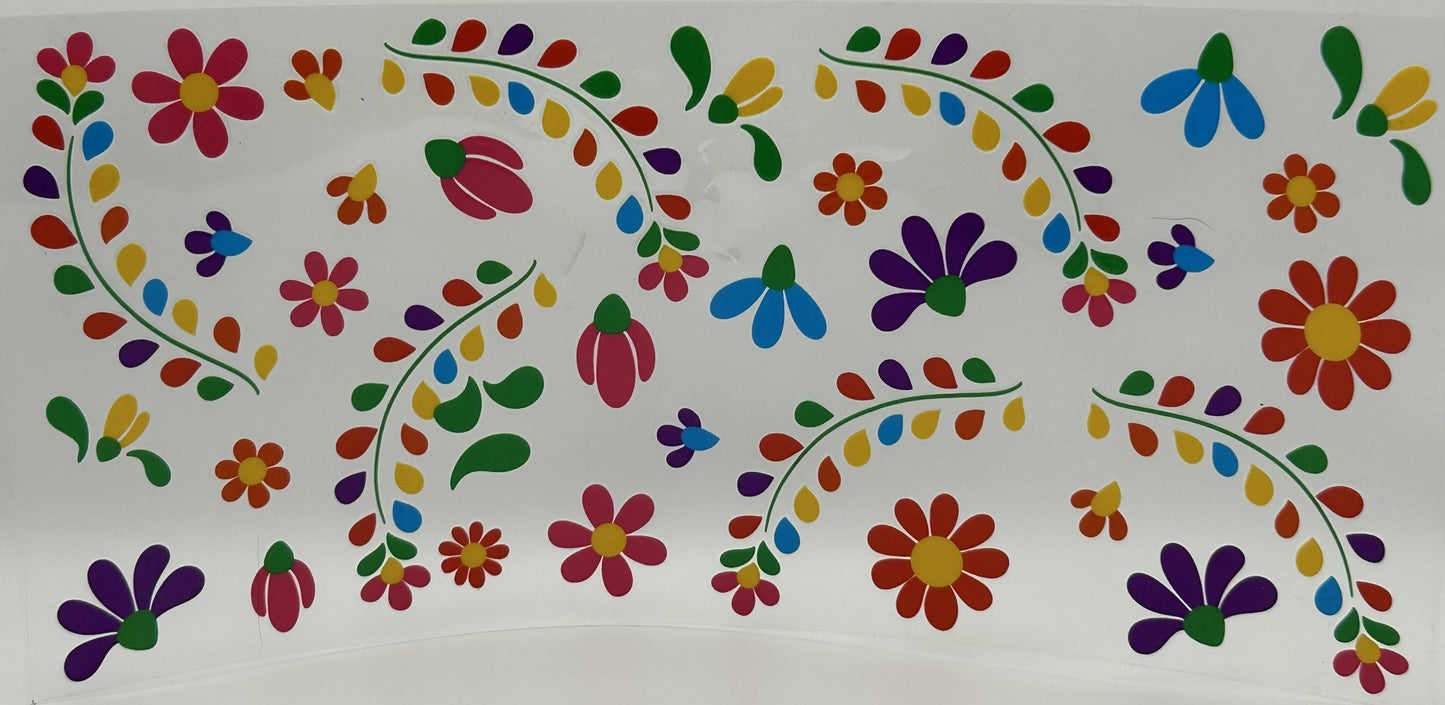 bright colored flowers