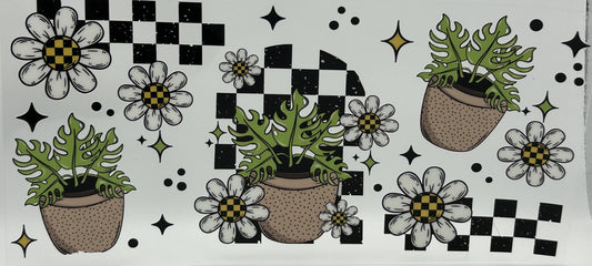 Checkered flowers