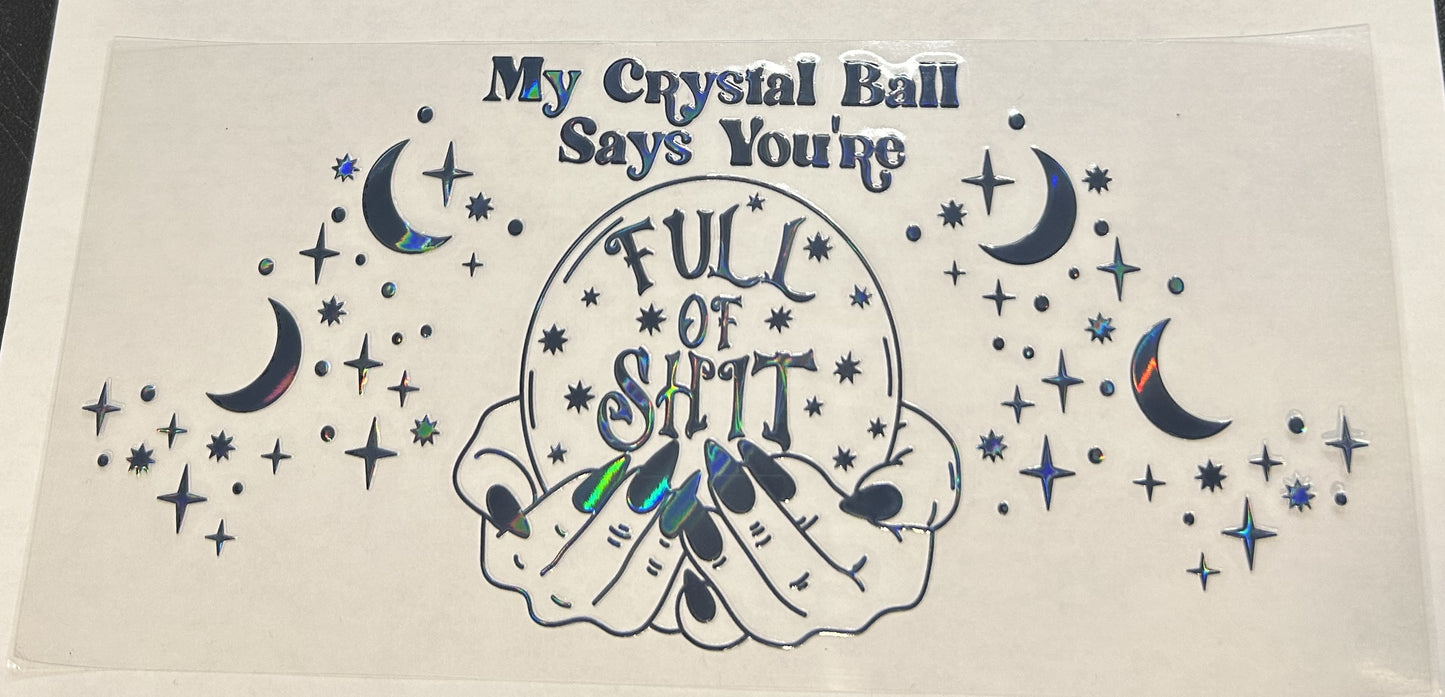 My crystal ball says