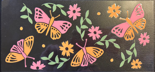 Pink and Orange Butterflies