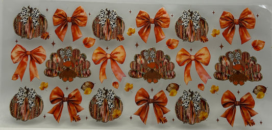 Gobbles and pumpkins