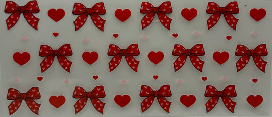 Red Bows and Hearts/Pink Diamonds