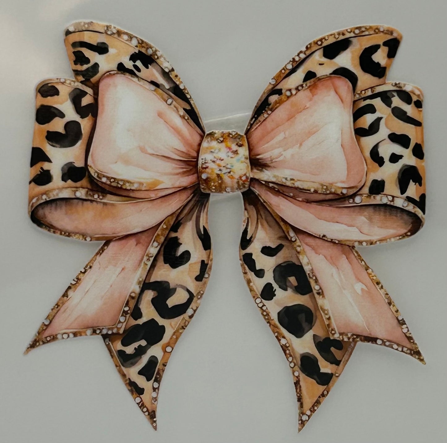 Diamond Cheetah Bow