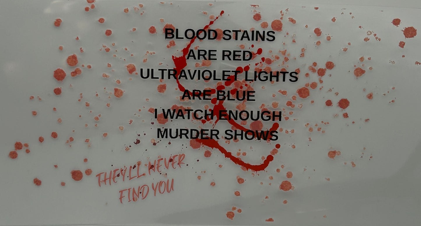 Blood Stains are Red