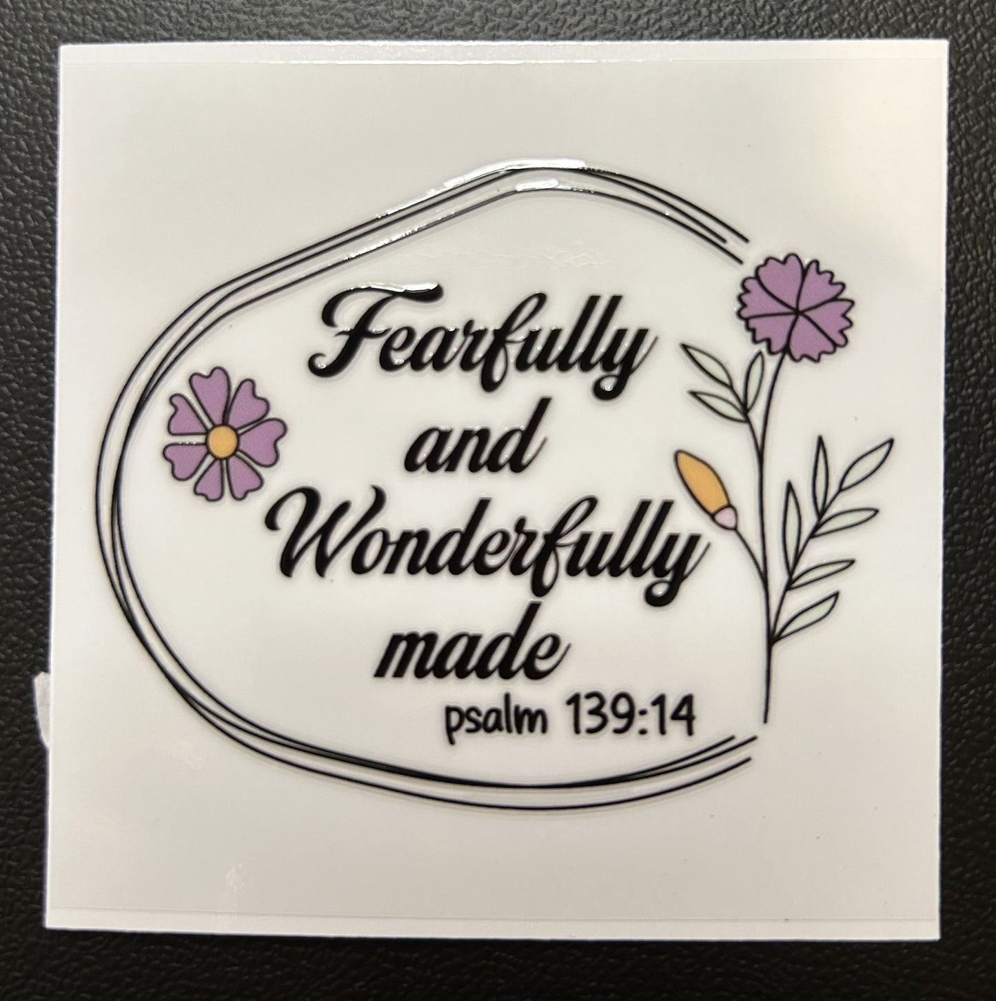 Fearfully and Wonderfully made