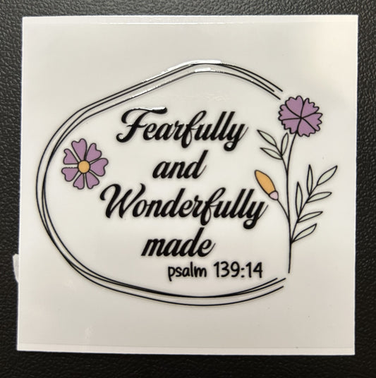 Fearfully and Wonderfully made