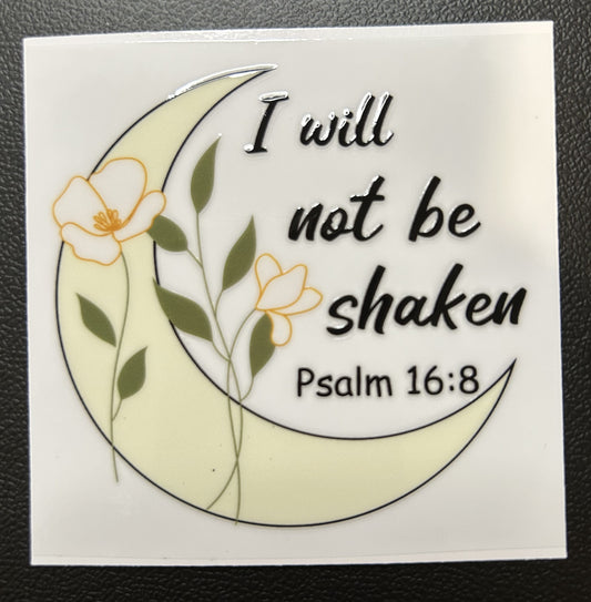 I will not be shaken