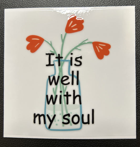 It is well with my soul