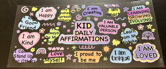 Kid daily affirmations