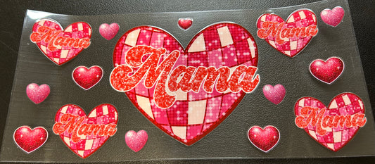 Mama in a heart