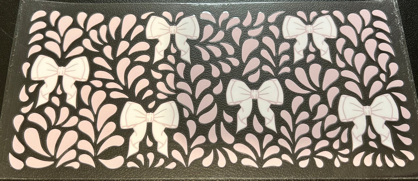 Light Pink bows and pedals